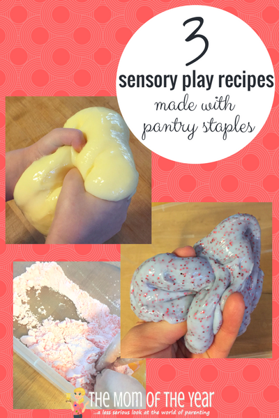 3 DIY Sensory Play Recipes - The Mom of the Year