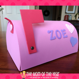 Valentine Mailbox Project for Sibling Kindness - The Mom of the Year