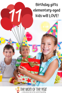 Got an invite to a kid's birthday party and not sure what to take? Grab this list of kid birthday gifts for every age and rest easy! These gifts are all tried, tested, and LOVED! Even better, they are easily separated by age, so you can click on the perfect fit and have it delivered lickety-split!