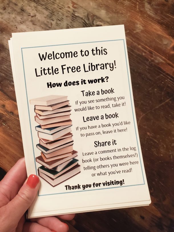 How to Start a Little Free Library in Your Yard - The Mom of the Year