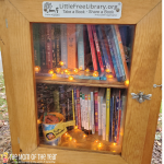 Halloween candy is super, but try this Book or Treat twist with your little free library and bring reading along with the sweets to this spooky holiday!