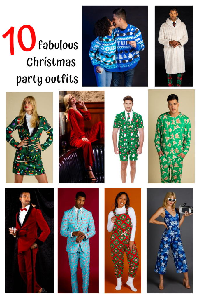 tacky christmas party outfits