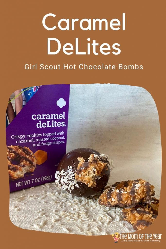 Girl Scout Cookie Hot Chocolate Bombs - The Mom of the Year