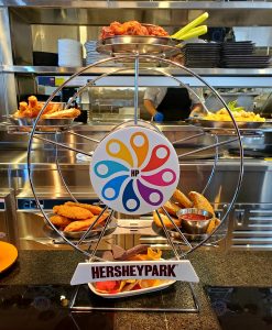 The Chocolatier restaurant at Hersheypark is a true FUN to to table experience that will delight and wow your family! Check here for the inside scoop on what to order!