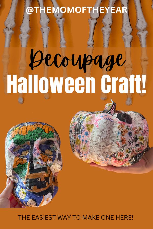 decoupage pumpkin